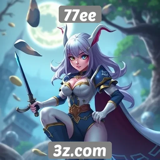 Análise da biblioteca de jogos no site 77ee